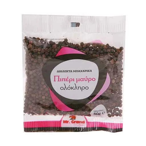 MrGrand Πιπέρι Μαύρο Ολόκληρο 50γρ.
