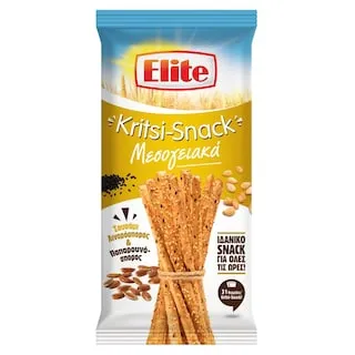 ELITE Κριτσίνια Kritsi Snack Σουσάμι & Λιναρόσπορο 125g
