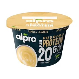 ALPRO Protein Πουτίγκα Σόγιας με γεύση Βανίλια Χωρίς γλουτένη Χωρίς λακτόζη 200g