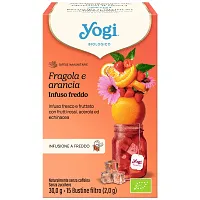 Yogi Τσάι Strawberry-Orange Cold Bio 30gr (15 teabags)