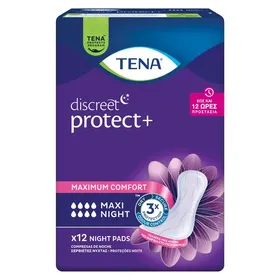 Discreet Maxi Night 20τμχ Σερβιέτες νύχτας για βαριά ακράτεια