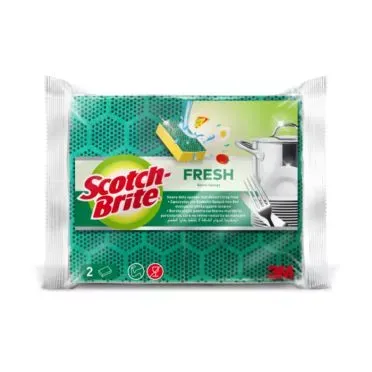 Σφουγγάρι Καθαρισμού Scotch-Brite® Fresh πολύ δυνατό , 2 τεμάχια