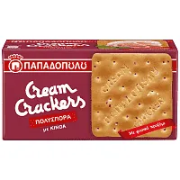Cream Crackers Πολύσπορα Παπαδοπούλου 195g