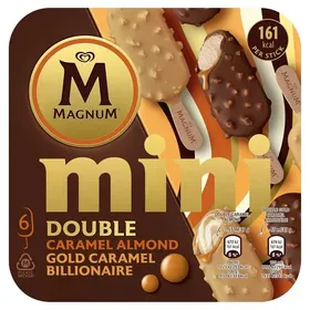 MAGNUM MINI DOUBLE CARAMEL ALMOND GOLD CARAMEL BILLIONAIRE