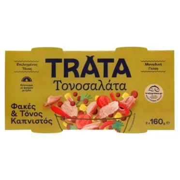 TRATA ΤΟΝΟΣΑΛΑΤΑ ΦΑΚΕΣ&ΚΑΠΝ.2Χ160ΓΡ.
