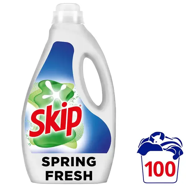 Skip Υγρό Απορρυπαντικό Πλυντηρίου Ρούχων Spring Fresh 100mez. 4,5lt.