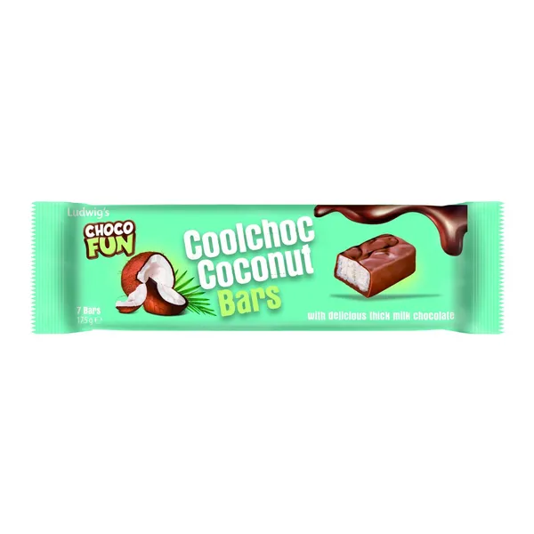 Μπάρα με Σοκολάτα Γάλακτος και Καρύδα Choco Fun (175g)