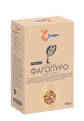 3ΑΛΦΑ Βιολογικό ψημένο φαγόπυρο 450 GR