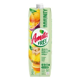 Όλα τα φρουτοποτά AMITA FREE 1lt