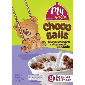 My Gusto Choco Balls Δημητριακά 375gr