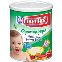 Γιώτης Φρουτόκρεμα Με 3 Φρούτα 6+Μηνών 300γρ.