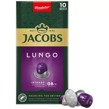 Κάψουλες espresso Lungo Intenso Jacobs 10 τεμ