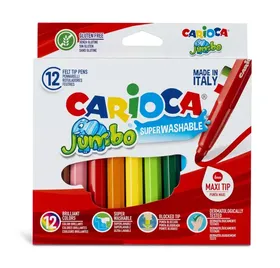 Carioca Jumbo μαρκαδόροι 12 χρωμάτων