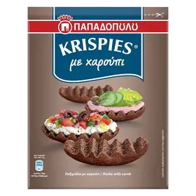 Krispies Παξιμάδια Με Χαρούπι 200gr