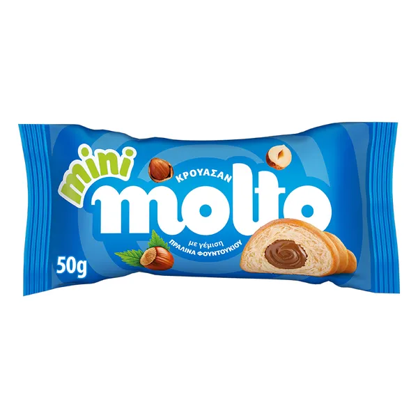 Molto Κρουασάν Πραλίνα Φουντουκιού 50γρ.