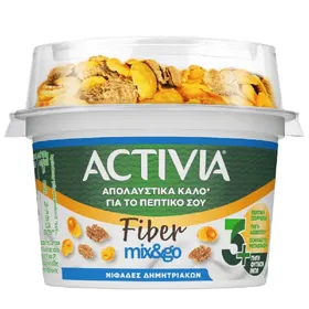 Fiber mix & go νιφάδες δημητριακών 163g (συσκευασία 3τεμ.)