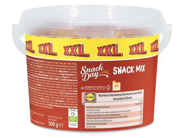 Ποικιλία από σνακ XXL