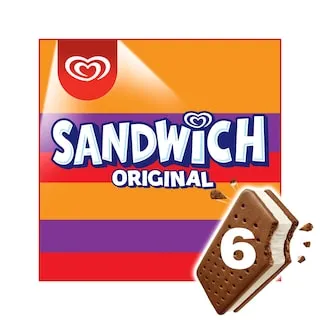 ALGIDA Παγωτό Sandwich Original 6x67g