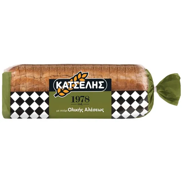 Ψωμί τοστ ολικής άλεσης