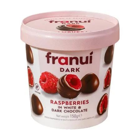 Φρούτα με επικάλυψη σοκολάτας Σμέουρα, Βύσσινο, Φράουλα