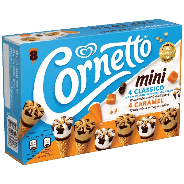 Cornetto mini πυραυλάκια mix classico-caramel