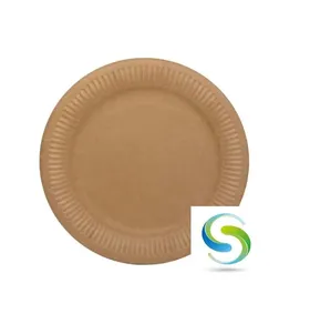 Χάρτινα Kraft Πιάτα 18cm