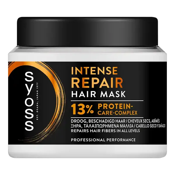 Syoss Μάσκα Μαλλιών Intense Repair Για Ξηρά Ταλαιπωρημένα Μαλλιά 400ml.