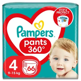 Πάνες-Βρακάκι Pampers Pants Μέγεθος 4 9-15Kg (66 τεμ)