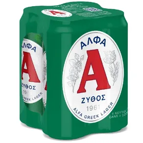 Lager μπίρα κουτί 500ml (4τεμ.)