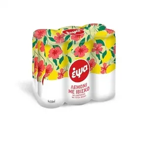 ΕΨΑ Λεμονάδα με Ιβίσκο Κουτί 6x330ml