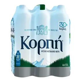 Κορπή Φυσικό Μεταλλικό Νερό 6x1,5lt. (Μέγιστη Ποσότητα 5τεμ.)