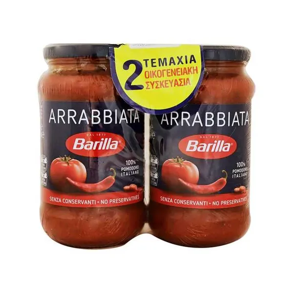 BARILLA σάλτσα 400γρ • arrabiata / με βασιλικό