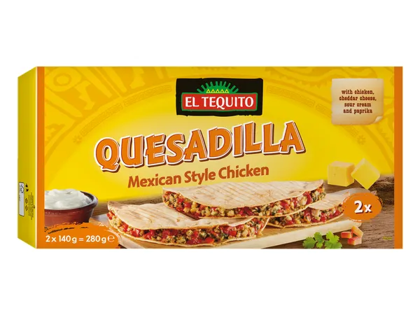 Quesadillas κοτόπουλο