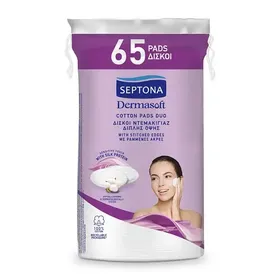 Septona Δίσκοι Ντεμακιγιάζ Οβάλ Silk Protein 60τεμ.