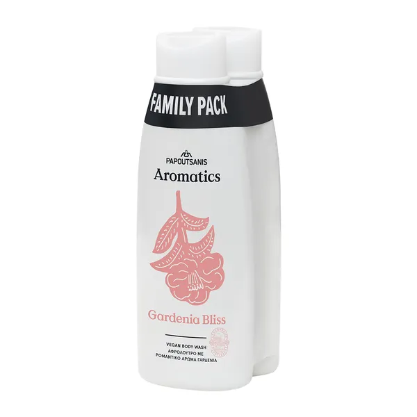 Αφρόλουτρο Gardenia Bliss Γαρδένια Aromatics Family Pack 2X650ml