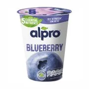 ALPRO Επιδόρπιο Σόγιας Βlueberry Vegan Χωρίς γλουτένη Χωρίς λακτόζη 500g