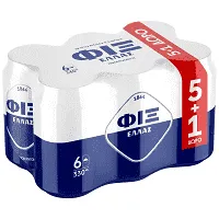 Fix Μπίρα 330ml 5+1 Δώρο