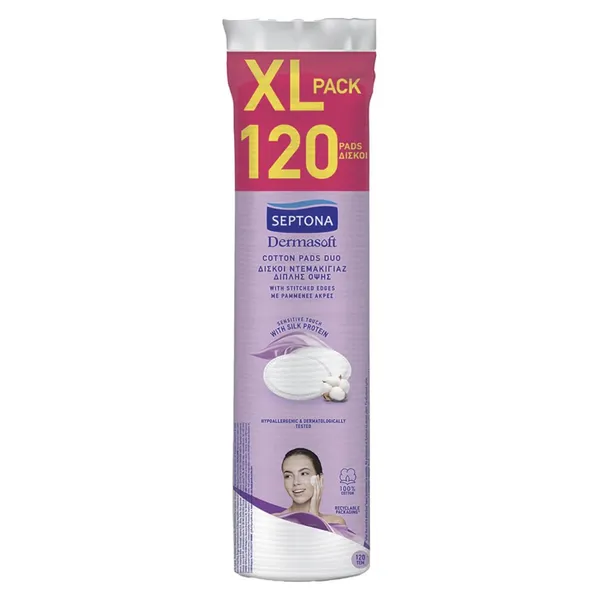 SEPTONA δίσκοι ντεμακιγιάζ 120 τεμαχίων