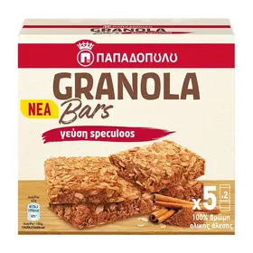 Παπαδοπούλου Granola Μπάρες Speculoos 5x42γρ.