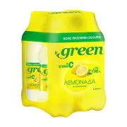 GREEN Λεμονάδα με Ανθρακικό Χωρίς προσθήκη ζάχαρης 4x330ml
