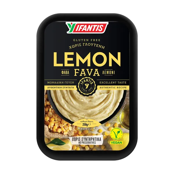 Φάβα IFANTIS με Λεμόνι Vegan Χωρίς γλουτένη 250g