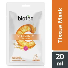 BIOTEN Vitamin C Μάσκα Προσώπου Υφασμάτινη Brightening & Revitalizing 20ml