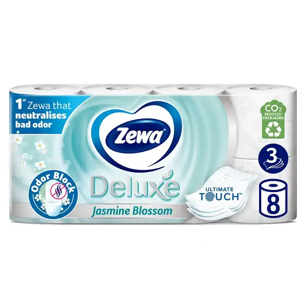 Deluxe Delicate Care χαρτί υγείας 3φυλλο 8 ρολά 704γρ.