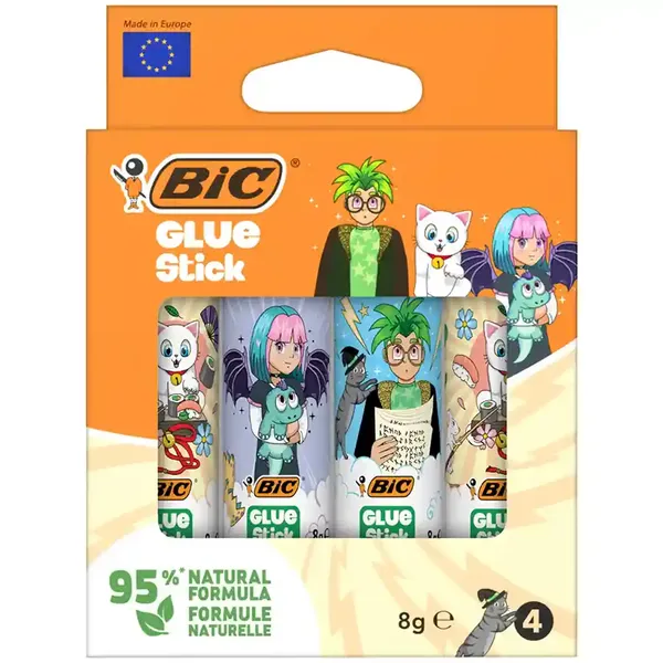 Bic Eco Deco Κόλλα Stick 8γρ. 4τεμ.