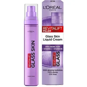 υγρή κρέμα προσώπου revitalift filler glass skin