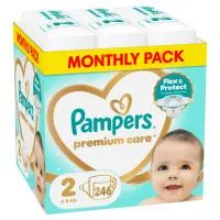 Πάνες Pampers Premium Care Μέγεθος 2 4-8 kg 246τεμ