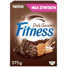 Δημητριακά Fitness choco ń dark choco 375gr