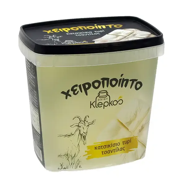 Κλέπκος Τυρί Κατσικίσιο Χειροποίητο Τσαντίλας 400γρ.