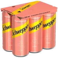 SCHWEPPES pink grapefruit 6x330ml