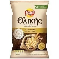 LAYS Τσιπς Ολικής Άλεσης Sour Cream & Μαύρο Πιπέρι 95g